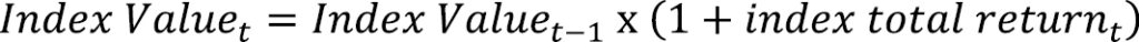 Formula – Index Value Calculation